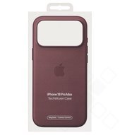 Apple TechWoven Case with MagSafe für Apple iPhone 18 Pro Max - burgundy