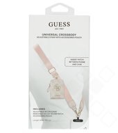 Guess Crossbody Strap PU 4G Metal Logo + Purse - pink 3666339609986 GUUCNKP4DGMP