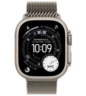 Apple Watch Ultra 3 49 mm 5G Titan Natur Milanaise Loop  Medium (MEWY4QF/A) - na