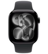 Apple Watch 11 AL 5G 42 mm diamantschwarz Sport (MF854ZR/A) M/L - schwarz