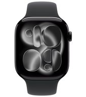 Apple Watch 11 AL 5G 46 mm diamantschwarz Sport (MFC24ZR/A) S/M - schwarz