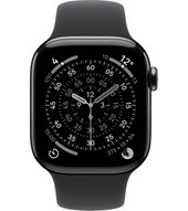 Apple Watch 11 5G 42 mm titan schiefer Sport (MF8R4ZR/A) S/M - schwarz