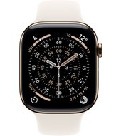 Apple Watch 11 5G 46 mm titan gold Sport (MFD54ZR/A) S/M - blassrosa