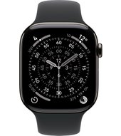 Apple Watch 11 5G 46 mm titan schiefer Sport (MFD14ZR/A) S/M - schwarz