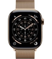 Apple Watch 11 5G 46 mm titan gold milanaise Armband (MFD84ZR/A) M/L - gold
