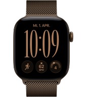 Apple Watch 12 AL 42 mm dunkelbronze Milanaise Loop (MKDC4ZR/A) - dunkelbronze