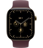 Apple Watch 12 46 mm 5G titan brilliantgold Sport (MJGR4ZR/A) S/M - burgunder
