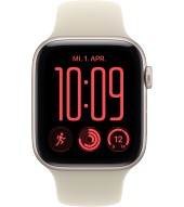 Apple Watch SE 2025 AL 44 mm polarstern Sport (MJL34ZR/A) S/M - sand