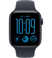 Apple Watch SE 2025 AL 44 mm mitternacht Sport (MJL94ZR/A) M/L - navy blau